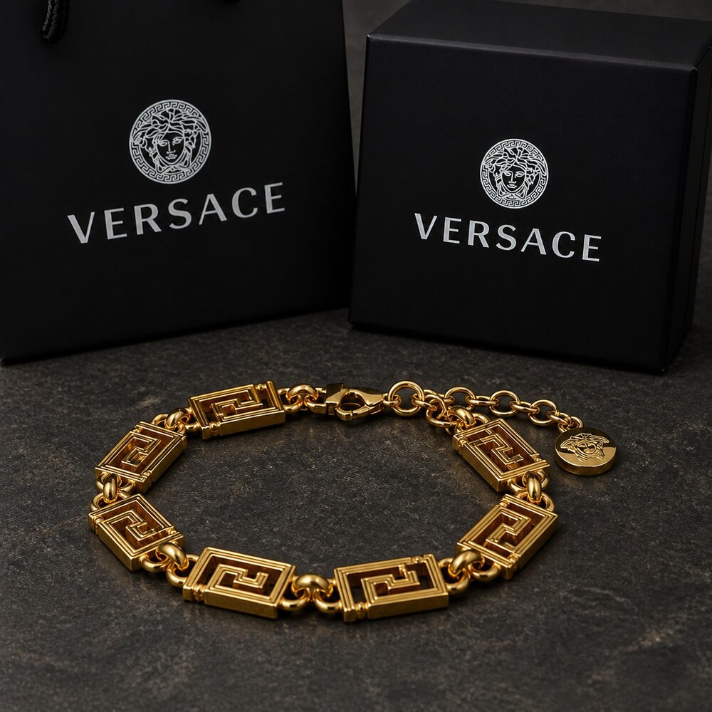 Versace Bold Statement Bracelet Style 3 | New with Box - Picture 6 of 9